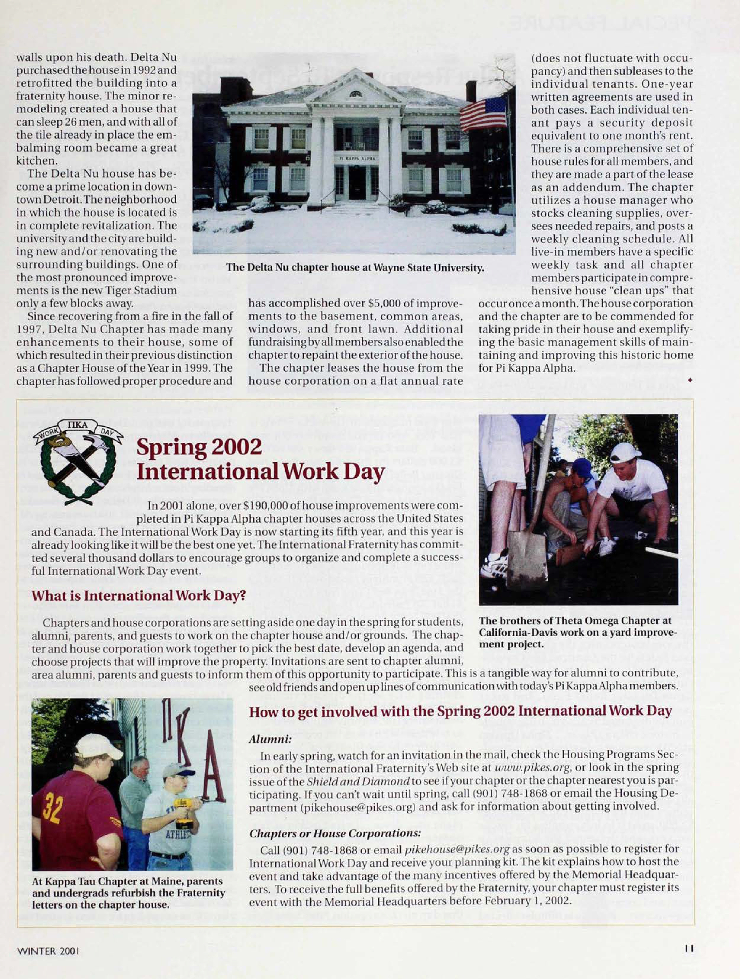 Spring 2002 International Work Day